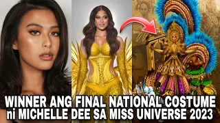 PANALO! Final National Costume ni Michelle Dee sa Miss Universe 2023