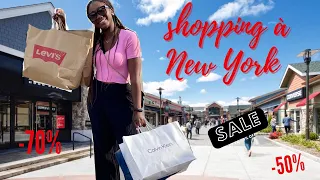 une journée shopping à Woodbury Common outlet à NEW YORK (Vlog, Try-on)