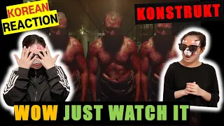 ENG) KOREAN react to Russian AWESOME RAP KONSTRUKT MV REACTION |KOREAN SIS REACTION