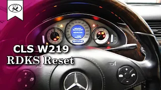 CLS W219 Reifendruckkontrollsystem zurücksetzen | CLS RDKS reset  | VitjaWolf | Tutorial | HD |