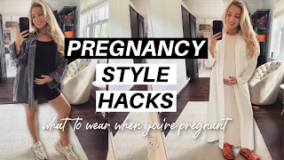 What To Wear When You Are Pregnant! Maternity Fashion Hacks