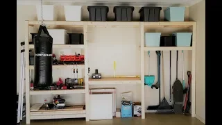 Complete Garage Storage with Workbench- Quick DIY