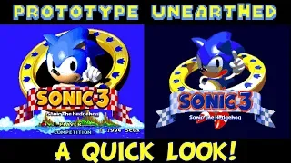 Sonic 3 Prototype - Graphics, Soundtrack, and Level Differences
