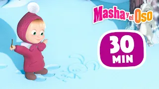 Masha y el Oso 🐻👧 Paisaje Al Óleo 🎨 Сolección 40 🎬 30 min 😄 Dibujos animados