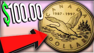 "RARE 1997 LOONIES WORTH BIG MONEY" - Valuable Canadian Loonies in Your Pocket Change!!