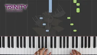 March Time / TRINITY Piano Initial Grade 2021-2023 / Synthesia Piano tutorial