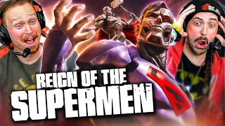 REIGN OF THE SUPERMEN (2019) MOVIE REACTION! FIRST TIME WATCHING!! DC Animated