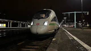 Führerstandsmitfahrt im Regen Kassel-Wilhelmshöhe - FFM Hbf via Main-Weser-Bahn (4K 60FPS / BR411)