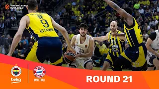 Fenerbahce -Bayern | Round 21 Highlights | 2023-24 Turkish Airlines EuroLeague