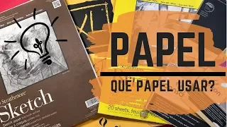 ¿QUE PAPEL PUDO USAR PARA DIBUJAR? | Les enseño mis primeros dibujos