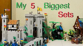 The 5 biggest Lego sets that I own!😱