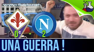 ⚽ Reazione #Fiorentina #Napoli 0-2 👀 #ABISSO SFIORATO.. 🔵