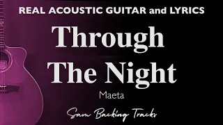 Through The Night - Maeta (Acoustic Karaoke)