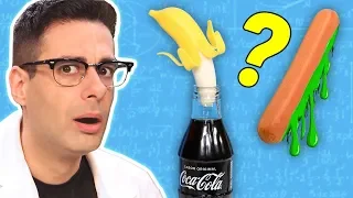 El Misterio de la Banana, la Coca Cola y la Salchicha Zombie | Experimento Curiosidades con Mike