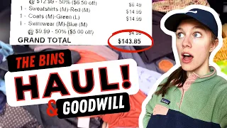 I Spent $150 at GOODWILL! Thrift & Bins HAUL - Poshmark & eBay Reseller Vlog #27