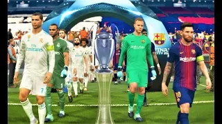 PES 2018 | Barcelona vs Real Madrid | Final UEFA Champions League | Gameplay PC