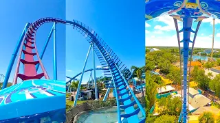 Every Roller Coaster at SeaWorld Orlando! Pipeline Edition! Front Seat POV 4K