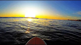 MINI MALIBU AT SUNSET: POV SURF