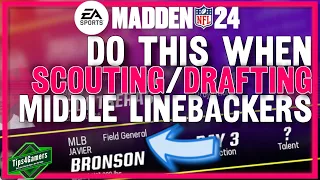 How to Scout and Draft Superstar X-Factor Middle Linebackers in Madden 24 Franchise Mode