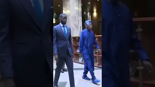 President Tinubu welcomes Senegal President Faye in State House