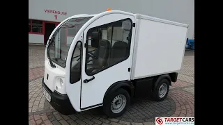 778722 GOUPIL G3 ELECTRIC UTILITY VEHICLE UTV CLOSED BOX VAN 05-2011 WHITE 21889KM