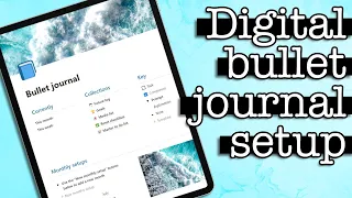 New digital bullet journal setup 💜 Notion bullet journal walkthrough + Template