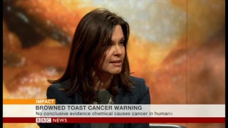 Can burnt toast cause cancer?