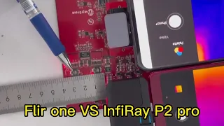 FLIR ONE Pro vs Infiray P2 pro Smartphone Thermal Camera Comparison