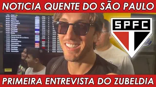 PRIMEIRA ENTREVISTA DO LUIS ZUBELDÍA COMO TECNICO DO SÃO PAULO!