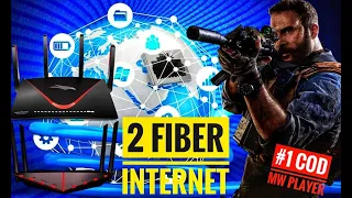 "Im getting a second fiber Internet " MODERN WARFARE  | Netduma R2