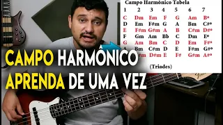 MAJOR AND MINOR HARMONIC FIELD IN PRACTICE. EASY FOR BEGINNERS