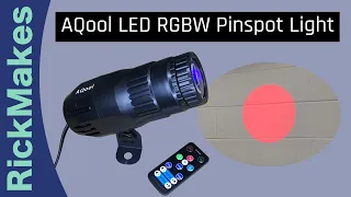 AQool LED RGBW Pinspot Light