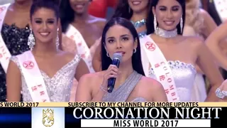 MISS WORLD 2017 MANUSHI CHILLAR FULL SHOW