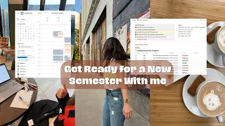 How I get ready for a new semester | Google Calendar and Notion Setup