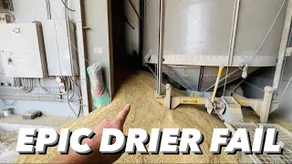 GRAIN DRIER FAIL #OLLYBLOGS #AnswerAsAPercent 1217