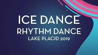 Avonley Nguyen / Vadym Kolesnik (USA)| Ice Dance Rhythm Dance | Lake Placid 2019