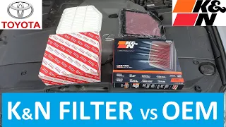 K&N Air Filter vs OEM Filter - Diesel