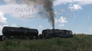 GMAM Garratt 4079 Steam Locomotive in Action