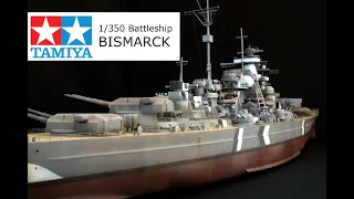 Tamiya 1/350 German Battleship Bismarck Build