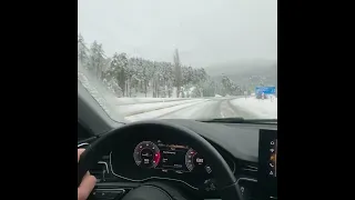 Konya-Antalya Alacabel Yoğun Kar AUDİ QUATTRO FARKI🌨❄️