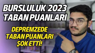 Bursluluk 2023 Taban Puanları