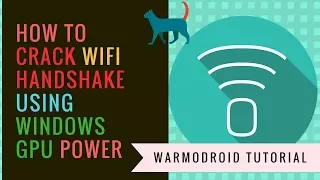 Crack wifi handshake using hashcat in windows.