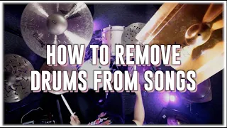 How To Remove Drums From Songs! (with Moises)