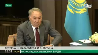 В.Путин поблагодарил Н.Назарбаева за помощь в налаживании отношений с Турцией