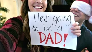 Surprise Pregnancy Announcement to Husband on Christmas Morning!