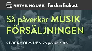 Så påverkar musik försäljningen