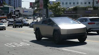 Cybertruck Sunset Blvd Los Angeles California USA May 5, 2024