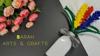 How To Make Flowers With Pipe Cleaner Sarah Arts And Crafts