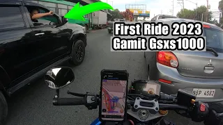 Unang Ride Ngayung 2023 Gamit Suzuki GSXS1000! Pakabit Ng Ilaw At Bagong Gulong