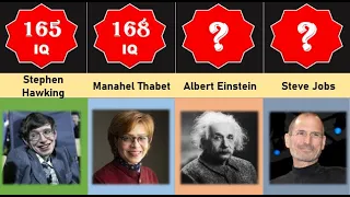 Comparison: History's Smartest People | Person With Most IQ | Smartest Person in the World